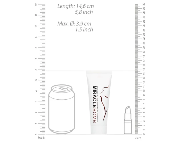 Pharmquests Miracle Bomb - mellnagyobbító és feszesítő krém (100ml)