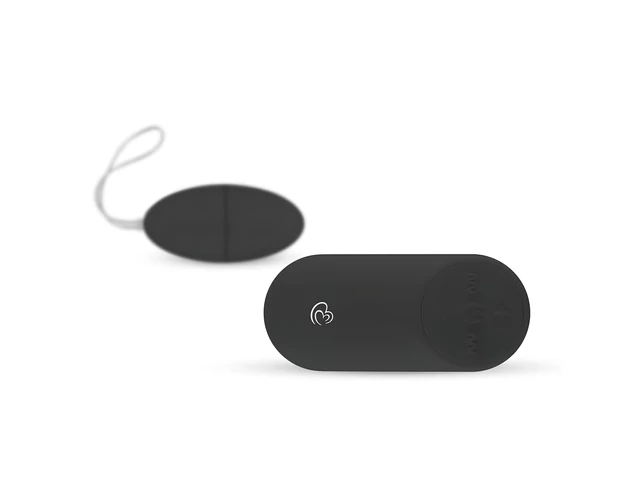 Easytoys - 7 ritmusú rádiós vibrációs tojás (fekete)