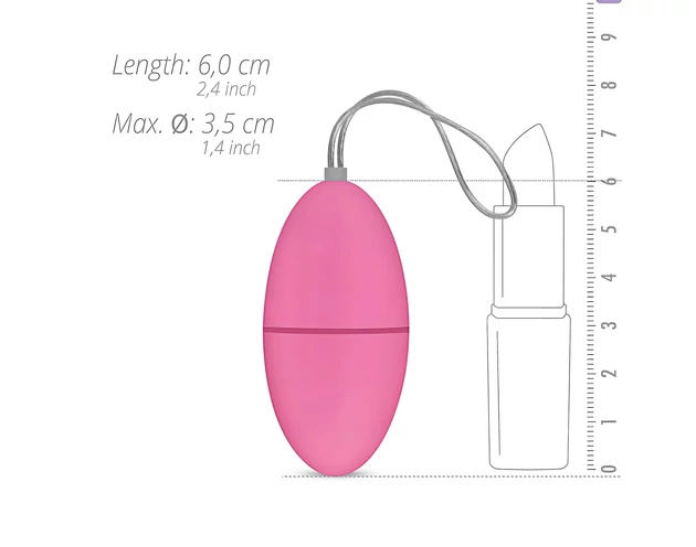 Easytoys - 7 ritmusú rádiós vibrációs tojás (pink)