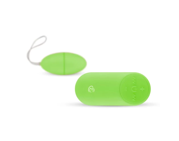 Easytoys - 7 ritmusú rádiós vibrációs tojás (zöld)