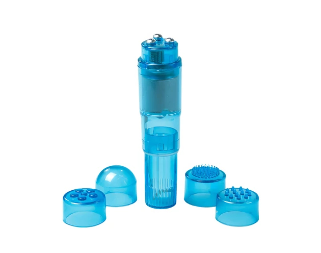 Easytoys Pocket Rocket - vibrátoros szett - kék (5 részes)