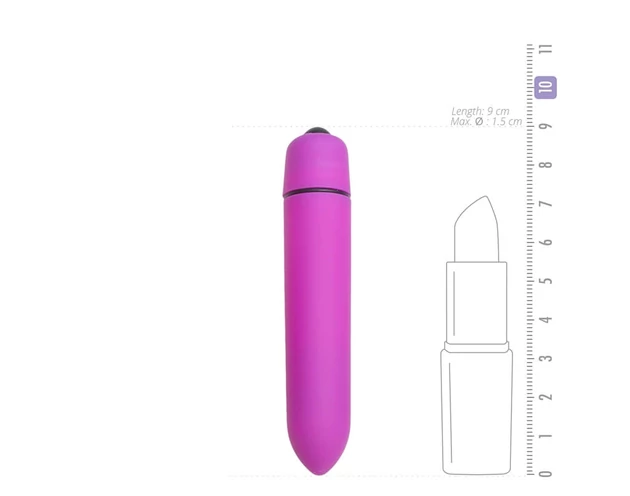 Easytoys Bullet - vízálló rúdvibrátor (lila)
