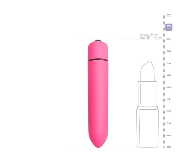 Easytoys Bullet - vízálló rúdvibrátor (pink)