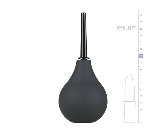 Easytoys - anál zuhany - nagy (fekete)