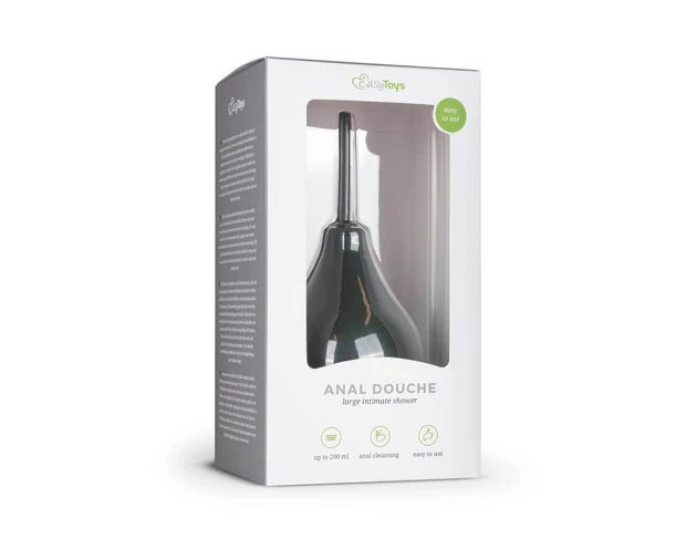 Easytoys - anál zuhany - nagy (fekete)