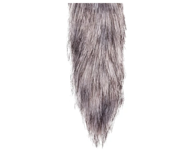 Easytoys Fox NO5 - fém anál plug rókafarokkal (ezüst-ezüst)