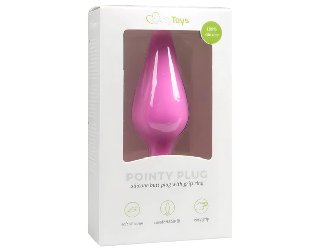 Easytoys Pointy Plug S - anál plug (pink) - kicsi