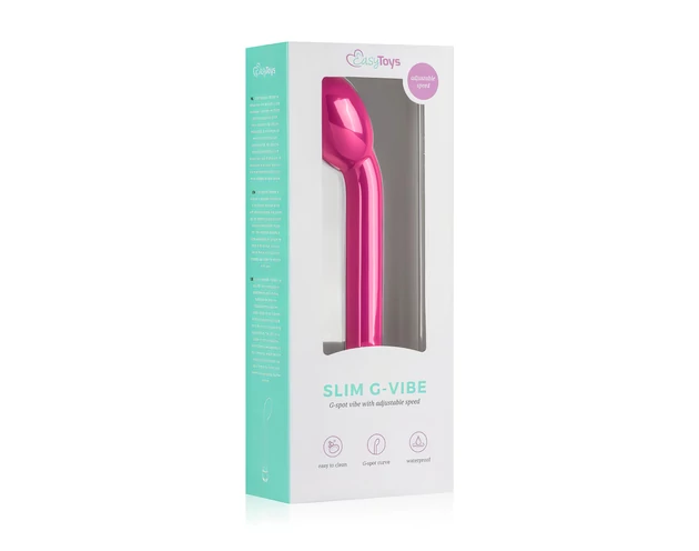 Easytoys Slim - G-pont vibrátor (pink)