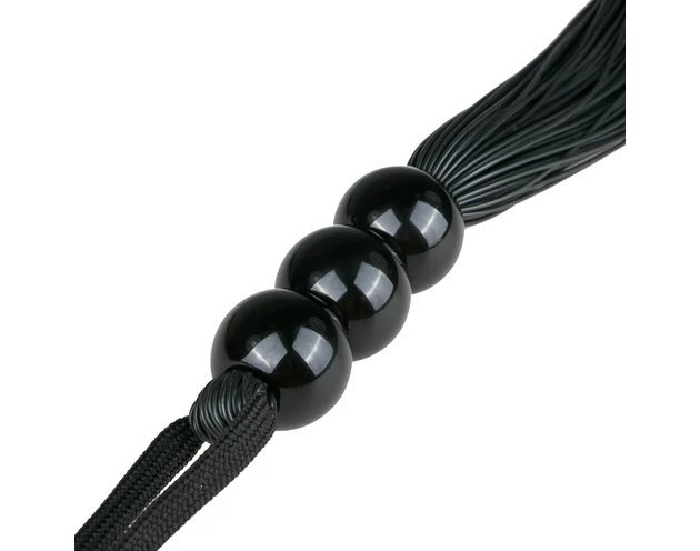 Easytoys Silicone Whip - szilikon korbács (fekete)