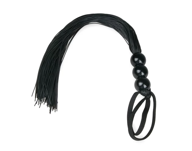 Easytoys Silicone Whip - szilikon korbács (fekete)