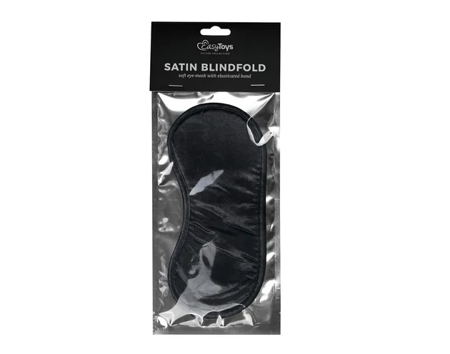 Easytoys - szatén szemmaszk (fekete)