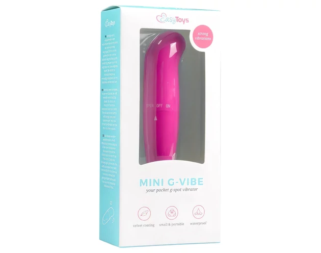 EasyToys Mini G-Vibe - G-pont vibrátor (pink)
