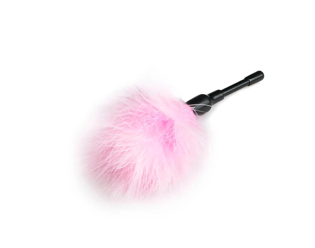 Easytoys Mini - valódi toll cirógató (pink)