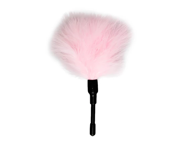 Easytoys Mini - valódi toll cirógató (pink)