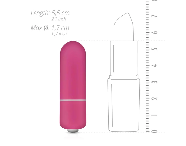 Easytoys - mini rúd vibrátor (pink)