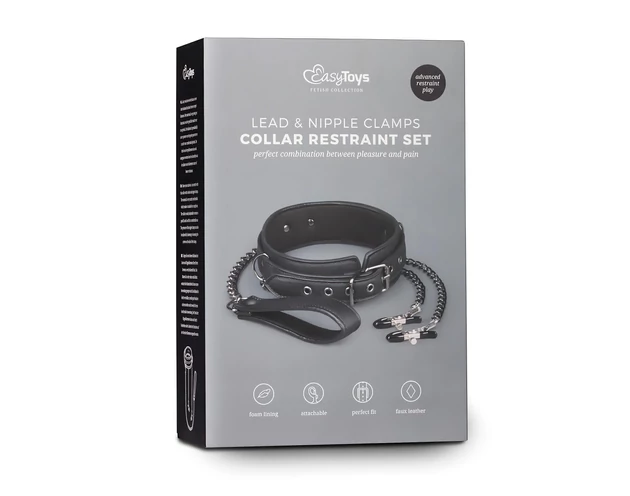 Easytoys - bimbócsipesz, nyakörv szett és póráz (4 részes)