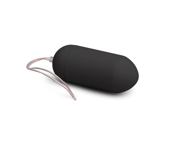 Easytoys - távirányítós vibrációs tojás (fekete)