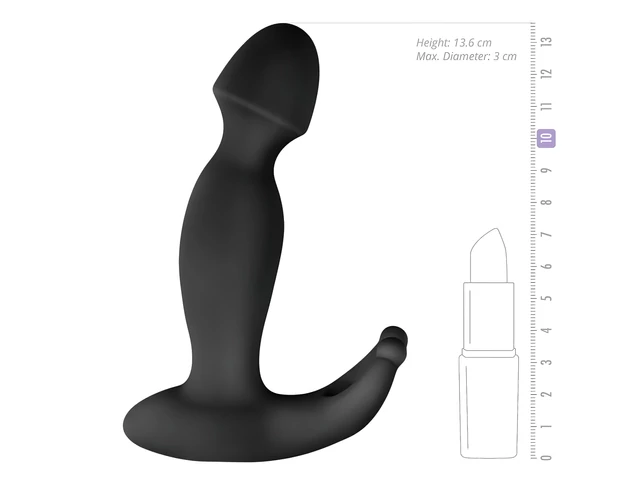 Easytoys Pounding Pete - prosztata vibrátor (fekete)