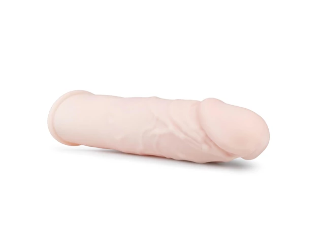 Flesh - hosszabbító péniszköpeny (natúr) - 18cm