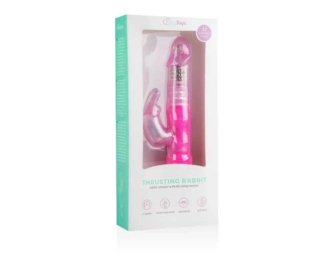 Easytoys Bunny - lökő vibrátor (pink)