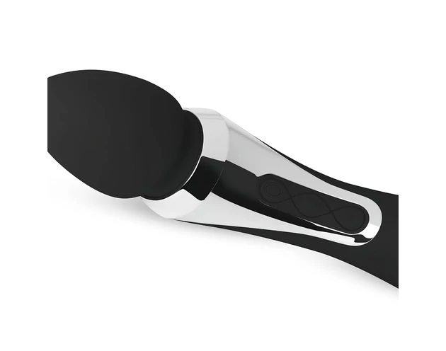 Sway No.1 Wand - akkus, 2in1 masszírozó vibrátor (fekete)