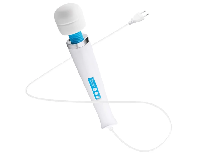 MyMagicWand - erős masszírozó vibrátor (fehér-kék)