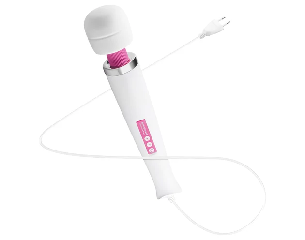 MyMagicWand - erős masszírozó vibrátor (fehér-pink)