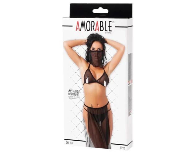 Amorable - hastáncos jelmez - (fekete) - S-L