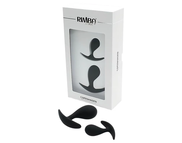Rimba Copenhagen - anál plug szett - fekete (2db)