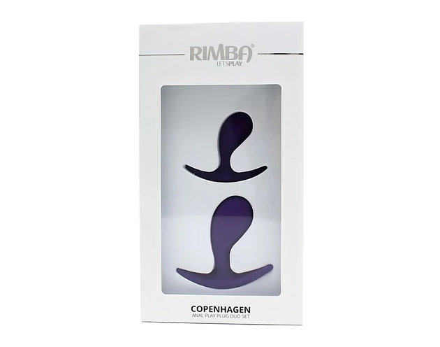 Rimba Copenhagen - anál plug szett - lila (2db)