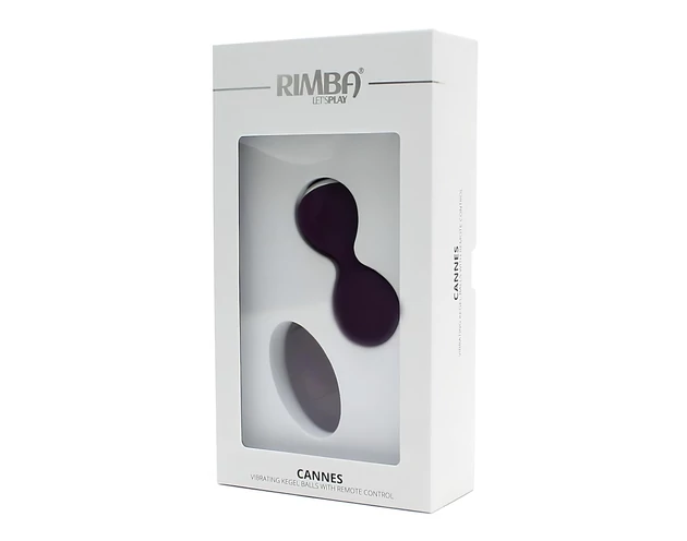 Rimba Cannes - akkus, rádiós vibrációs tojás (lila)