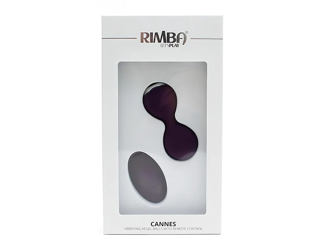 Rimba Cannes - akkus, rádiós vibrációs tojás (lila)