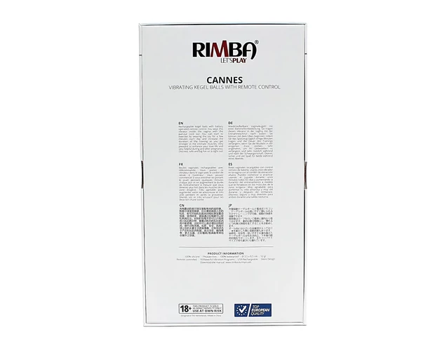 Rimba Cannes - akkus, rádiós vibrációs tojás (lila)