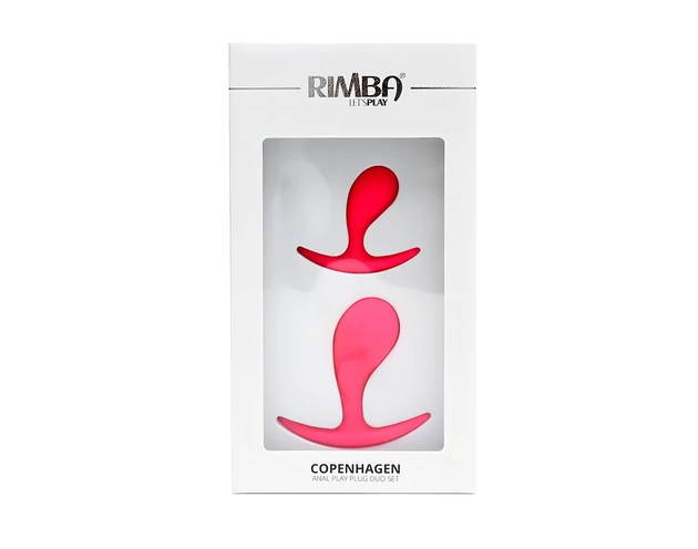 Rimba Copenhagen - anál plug szett - pink (2db)