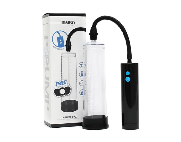 Rimba P-PP02 - automata péniszpumpa (átlátszó)