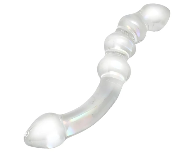 Rimba Xena - dupla üveg dildó (átlátszó)