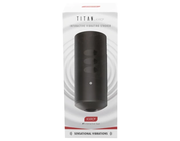 Kiiroo Titan - interaktív maszturbátor (fekete)