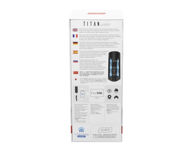 Kiiroo Titan - interaktív maszturbátor (fekete)