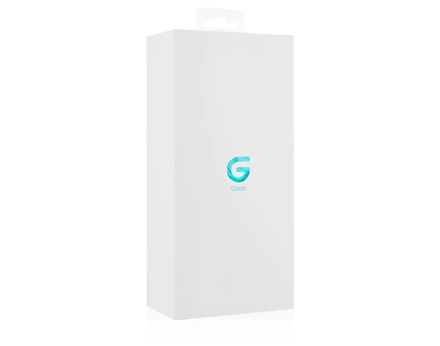 Gildo Glass No. 20 - gyöngyös üveg dildó (átlátszó)