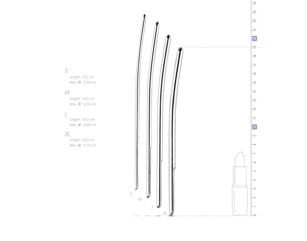 SINNER 175 - acél dilátor szett (4 részes) - kezdő