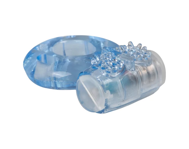 Easytoys - vibrációs péniszgyűrű (kék)