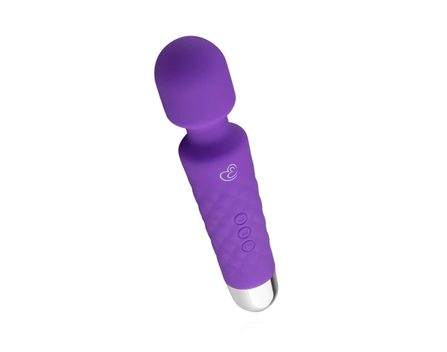 EasyToys Mini Wand - akkus masszírozó vibrátor (lila)