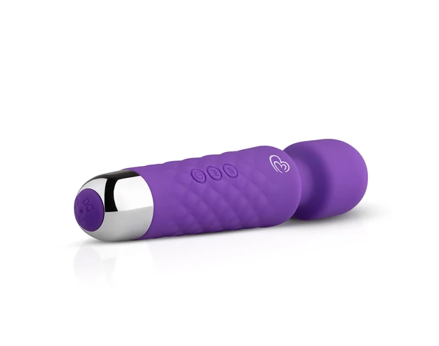 EasyToys Mini Wand - akkus masszírozó vibrátor (lila)