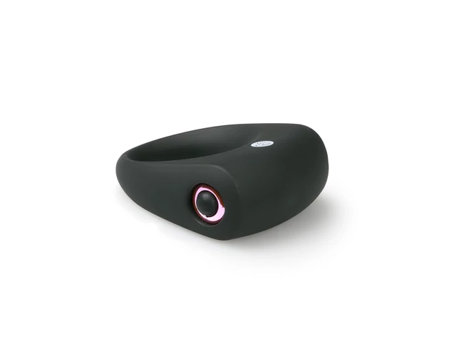 Easytoys - vibrációs péniszgyűrű (fekete)