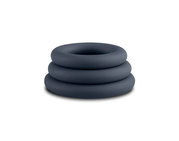 Boners - péniszgyűrű szett - 3db (szürke)