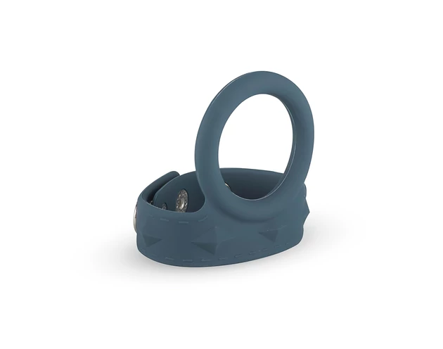 Boners Strap L - péniszgyűrű és heregyűrű egyben (szürke)