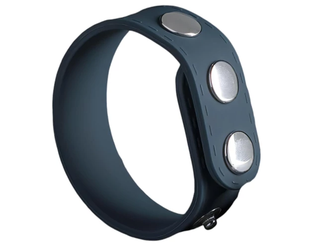 Boners Cock Straps L - állítható péniszgyűrű (szürke)