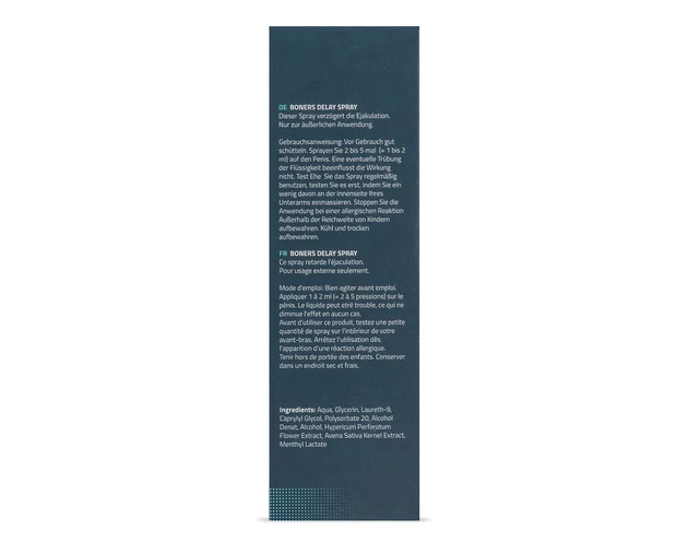 Boners Delay - magömlés késleltető spray (15ml)