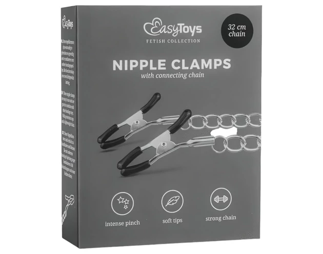 EasyToys - láncos mellbimbó csipesz (1 pár)
