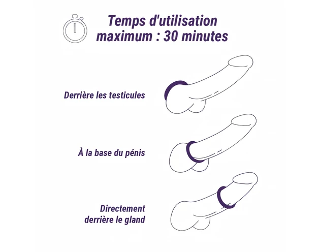 Boners - szilikon péniszgyűrű szett - 3db (szürke)